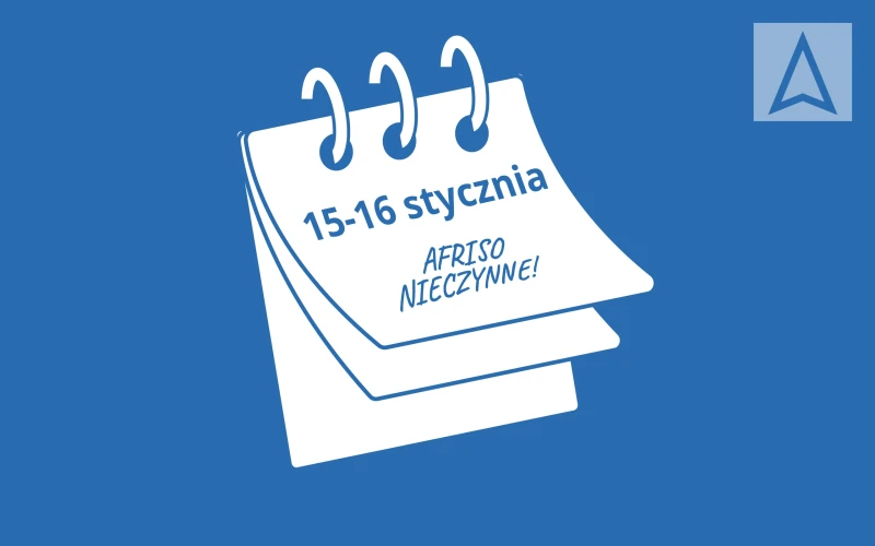 AFRISO nieczynne w dniach 15-16 stycznia