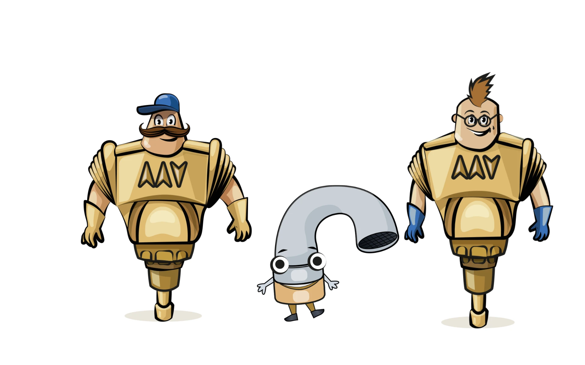 Ekipa, która trzyma instalację w ryzach